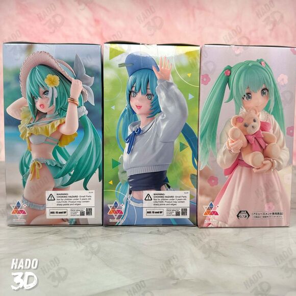 Hatsune Miku Figure Hatsune Miku Conceptual Series Vol 1-3 Figure Set Luminasta - Picture 4 of 7